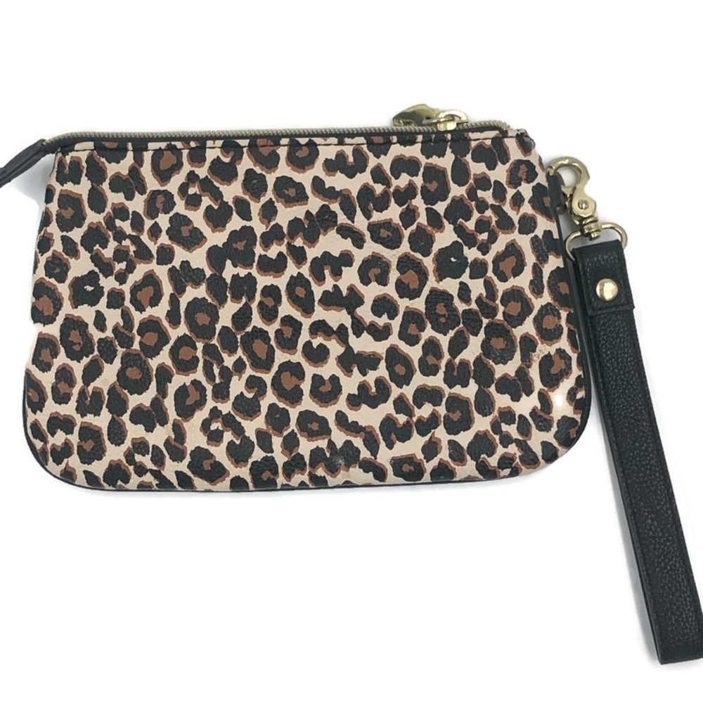 Betsey Johnson Wristlet Animal Print Bow - Picture 2 of 9